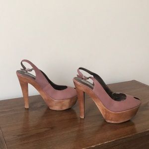 Wooden Platform Steven Madden Sandal Heels